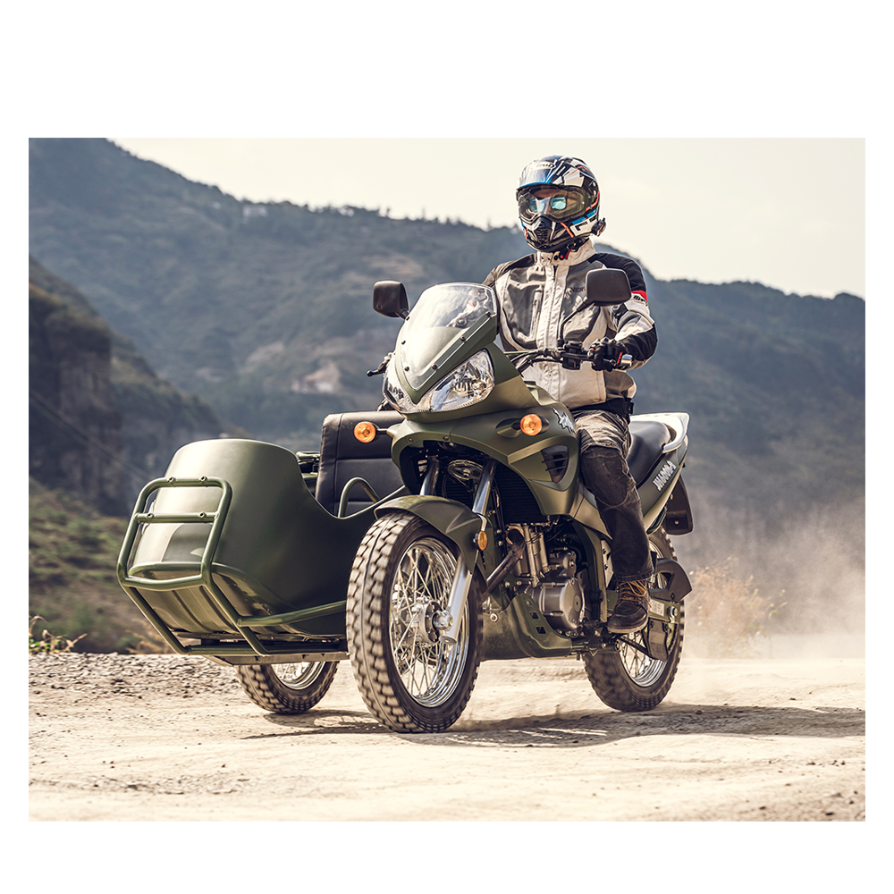 Jialing 600cc Side Tricycle  Military Products Military Quality